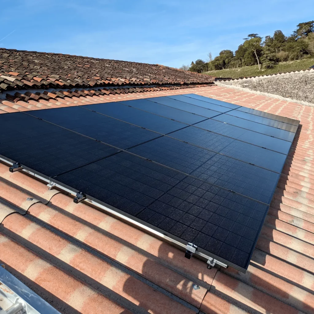 Installation solaire de 6kW sur toiture à Segonzac